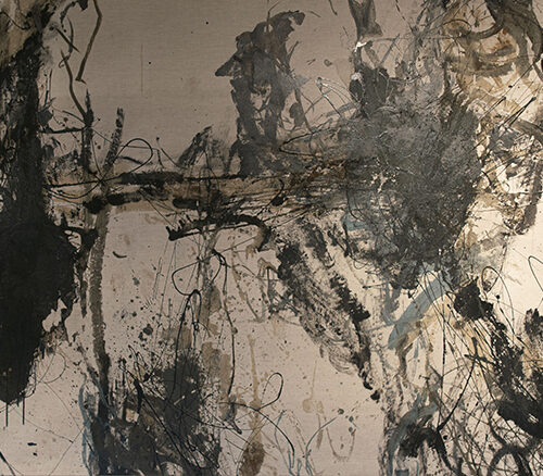 Francisca Valenzuela, Sin titulo V, leo sobre tela, 200 x 456 cm, $5.200.000 + iva