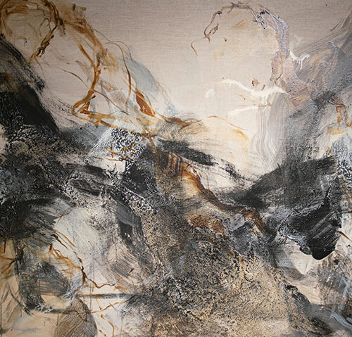 Francisca Valenzuela, Sin titulo X, oleo sobre tel, 120 x 250 cm, $2.500.000 + iva