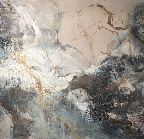 Francisca Valenzuela, Sin titulo XI, oleo sobre tela, 120 x 250 cm, $2.500.000 + iva