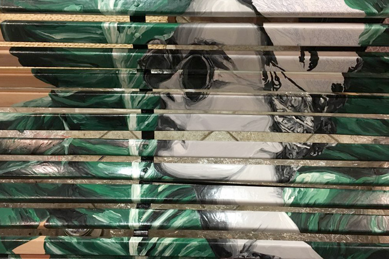 Inauguración Proyecto Bancas Pintadas 2017.