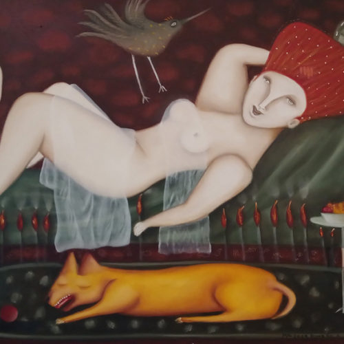 Maria Jose Romero, Desnuda tu distancia, oleo sobre tela, 60 x 45 cm, $1.350.000 + iva