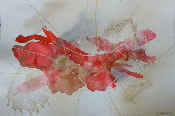 Margarita Garces Betelgeuse acrilico sobre papel enmarcado, 59x74 cm, 860000 galeria la sala