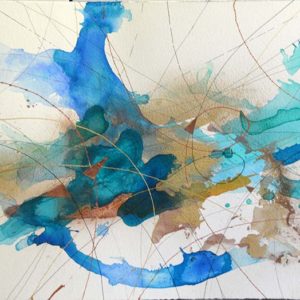 Margarita Garces, Polaris,acrilico sobre papel enmarcado, 59 x 74 cm, 860000 galeria la sala