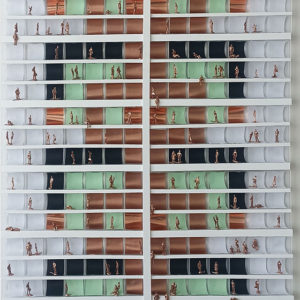 Mario-Cavieres-La-gran-torre-de-las-historias-poliestireno-con-cobre-y-papel-100x70cm-1430000-galeria-la-sala