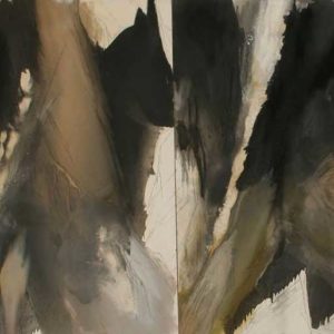 Hernan-Cruz,-Umbra-Espesura-,-oleo,-pigmentos,-arena-sobre-tela,-250-x-190-cm-cada-una,-3451000-cada-una-galeria-la-sala