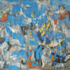Sebastian-Valenzuela,-A-Volar,-oleo-y-lapiz-sobre-madera,-152-x-122-cm,-2023-galeria-la-sala