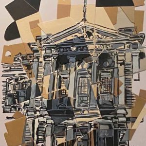 sebastian-VAlenzuela-TRIBUNALES-DE-JUSTICIA-oleo-y-lapiz-sobre-carton-97-x-117-cm-2737000-galeria-la-sala