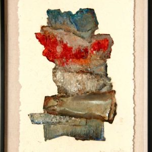Constanza-Sierralta-Fuego,-pulpa-intervenida-enmarcada,-0.83-x-0.56-mts-650000-galeria-arte-la-sala