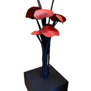 Cora-Cantin,-Funghi-pequeno-rojo,-fierro-forjado-esmaltado-43-x-15-x-15-cm-416000-galeria-la-sala