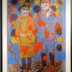 Sebastian-Valenzuela-Hermandad-tcnica-mixta-sobre-madera,-138-x-93-cm-3570000-galeria-la-sala
