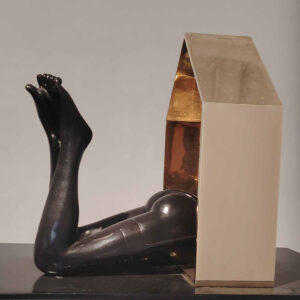 Ignacio-Gana,-The-secret,-bronce,-26-x-18-x-22-cm-galeria-arte-la-sala